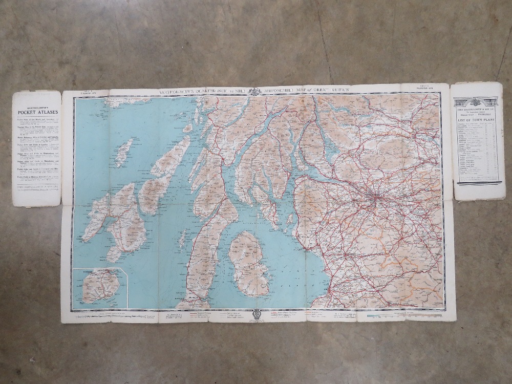 Bartholomews mounted on cloth and other Ordnance Survey maps; Oban District sheet II, - Bild 2 aus 7
