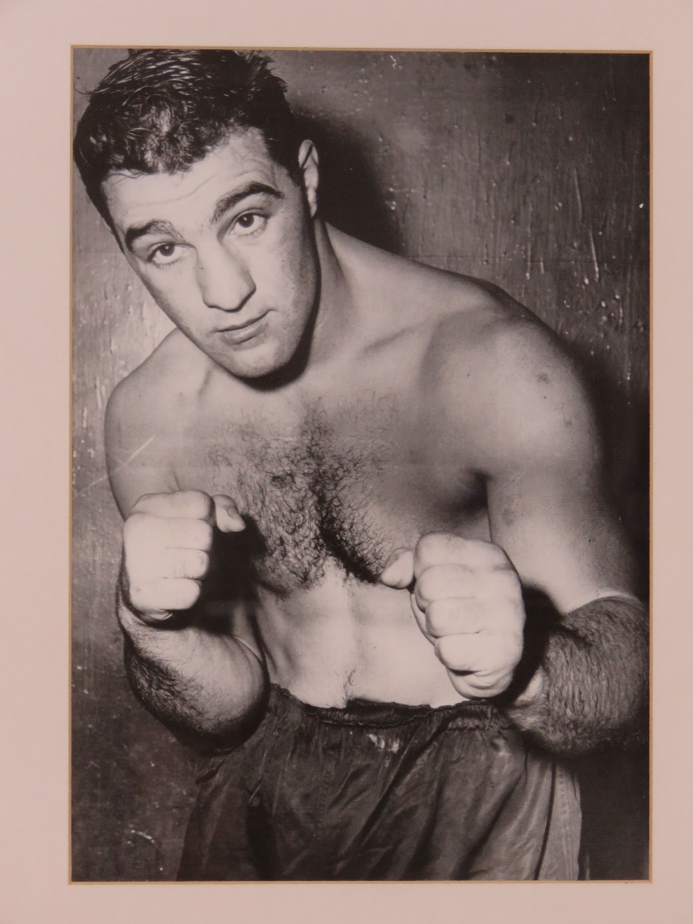 Rocky Marciano photographic print, - Bild 2 aus 3