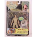 The Crocodile Hunter, Steve Urwin figurine with accessories in original box 'Crikey I Talk'.