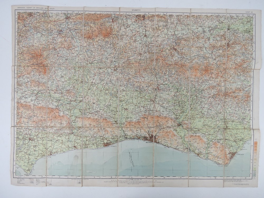 A quantity of assorted ordinance survey maps; three in twenty-one sections, being Cromer post 1912, - Bild 19 aus 22