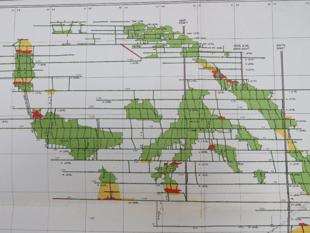 Six Ashanti Goldfields Corporation mine plans and prospects inc three Obuasi and Main Fissur plans - Image 7 of 10