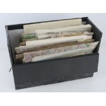 A quantity of assorted paper maps inc some 1940 War Revision sheets for Tunbridge Wells and