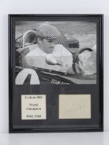 Graham Hill autograph;