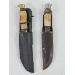 Two Bowie knives by William Rodgers.