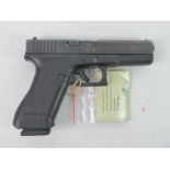 A deactivated Glock 17 9mm Second Generation Pistol, latest EU spec. With certificate.