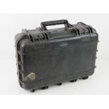 An SKB plastic case, made in the USA.