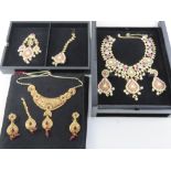 An Asian Bridal Jewellery set by Kyles Collection, in original box (approx RRP £600).