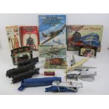 A quantity of Airfix and other scale models including Eddie Stobart van in box,