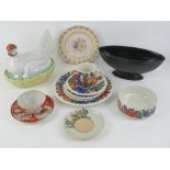 A Villeroy & Boch dinner set comprising cup and saucer, side plate and dinner plate.