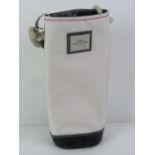 A Moet & Chandon Champagne cooler bag, as new protective plastic on metal plate.