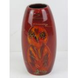 An Anita Harris 'Ozzie the Owl' art vase standing 18cm high.