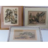 Three signed prints from original paintings by Henry G Walker, each signed in pencil lower right,