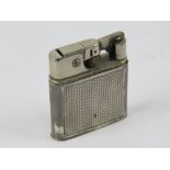 A rare sterling silver lighter by J R Gaunt & Son (specialists in manufacturing military and