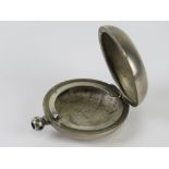 A silver coin holder, a/f, hallmarked for London, 16.84g.