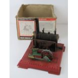 A Mamod steam engine with original box (box a/f).