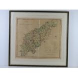 Map; A new map of the County of Northampton divided into Hundreds, London printed for C.
