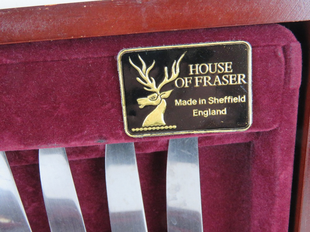 A House of Fraser silver plated canteen of cutlery. - Image 2 of 4
