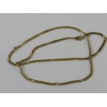 A 9ct gold necklace, 50cm in length, 3.7g.