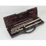 A Buffet Crampon 228 Cooper Scale Flute, in case.