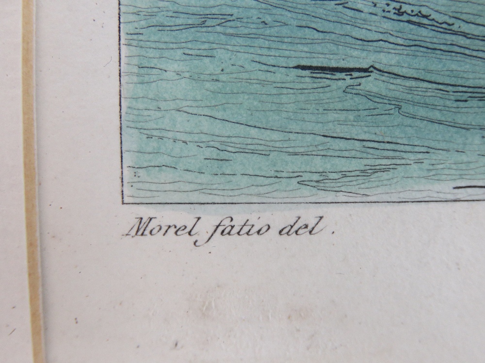 Two Whaling Hand Coloured Engravings: Rouargue after Morel XIX Hand coloured engraving 'peche de le - Image 6 of 7