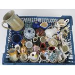 A quantity of assorted ceramics includin