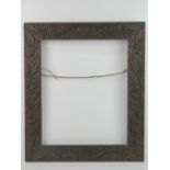 Victorian Carved Frame - a Walnut carved