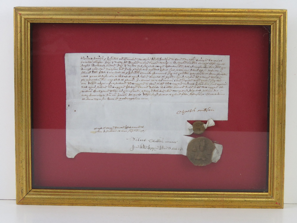 Statute Merchant Bond of Charles Wilson of Asfordby Leices.to John Porter of Syston Leics.