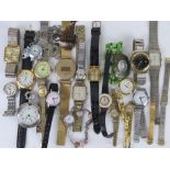 A quantity of assorted watches including Miro Convertable.