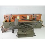 A rare matching numbers deactivated Italian Breda Bren .30-06 Calibre Light Machine Gun.