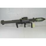 A deactivated HK Panzerfaust 3 110mm High Explosive Anti Tank Launcher with UP-7V telescopic sight,