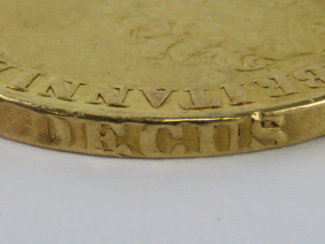 A 22ct gold George IV double sovereign dated 1823, initials B.P. - Image 4 of 6