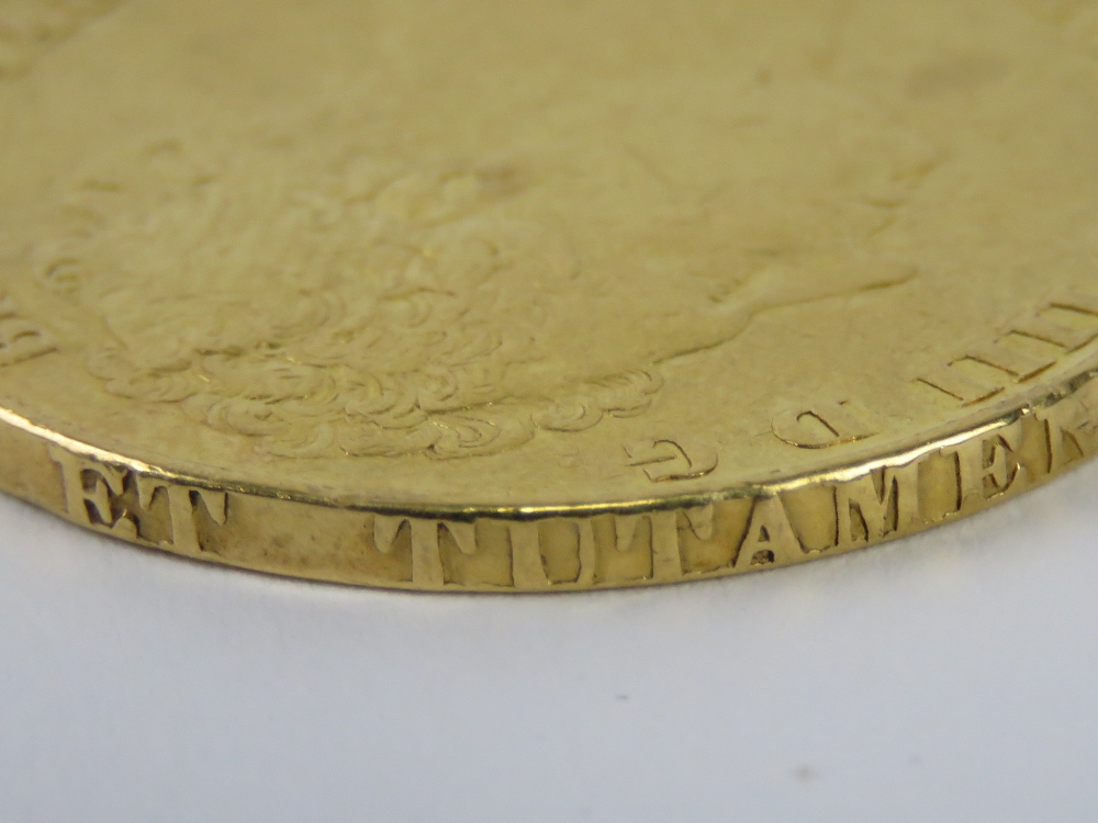 A 22ct gold George IV double sovereign dated 1823, initials B.P. - Image 6 of 6