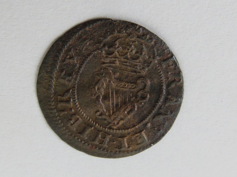 Charles I 1625 - 1634 Irish Ireland farthing ¼d coin