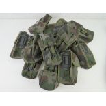 Twelve M4 Ammo Pouches.