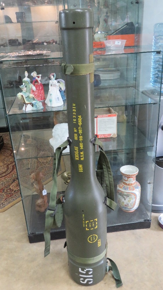 A NATO shoulder loaded blowpipe missile