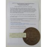 A WWI Death Penny for George Alfred Boud