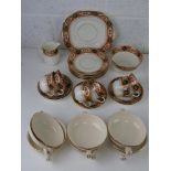 A quantity of Gladstone china tea wares inc cups and saucers,