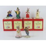 Royal Doulton Bunnykins; Four figurines in original boxes being 'Angel', 'Judge',