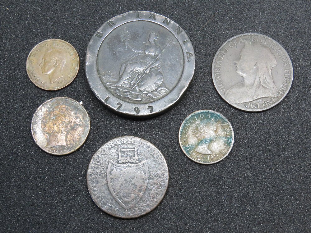 A 1676 Charles II silver half crown, a 1819 George III silver crown, a Victoria 1890 crown, - Image 11 of 11