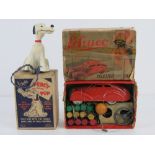 A Schuco Telesteering car in original box, box a/f,