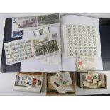 A collection of world stamps, mostly 20thC, inc green 1 Million stamp Deutches Reich,