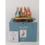 Border Fine Arts Beatrix Potter; 'Four Little Rabbits (Peter, Flopsy Mopsy and Cottontail)',