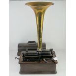 An Edison Home Phonograph bearing serial number 330033 dating to c1906,