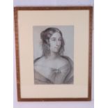 An early 19th century charcoal portrait, no obvious signature on front,