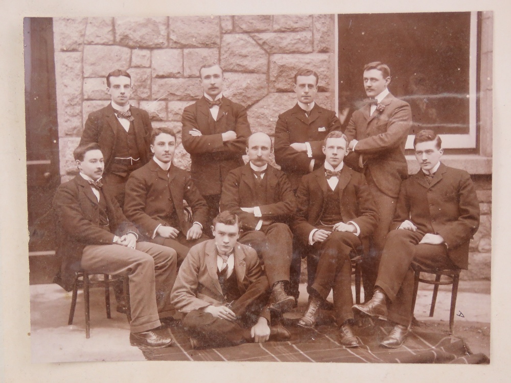 A black and white photograph of suited men entitled to mount City of Dublin Hospital 1897, - Image 3 of 3