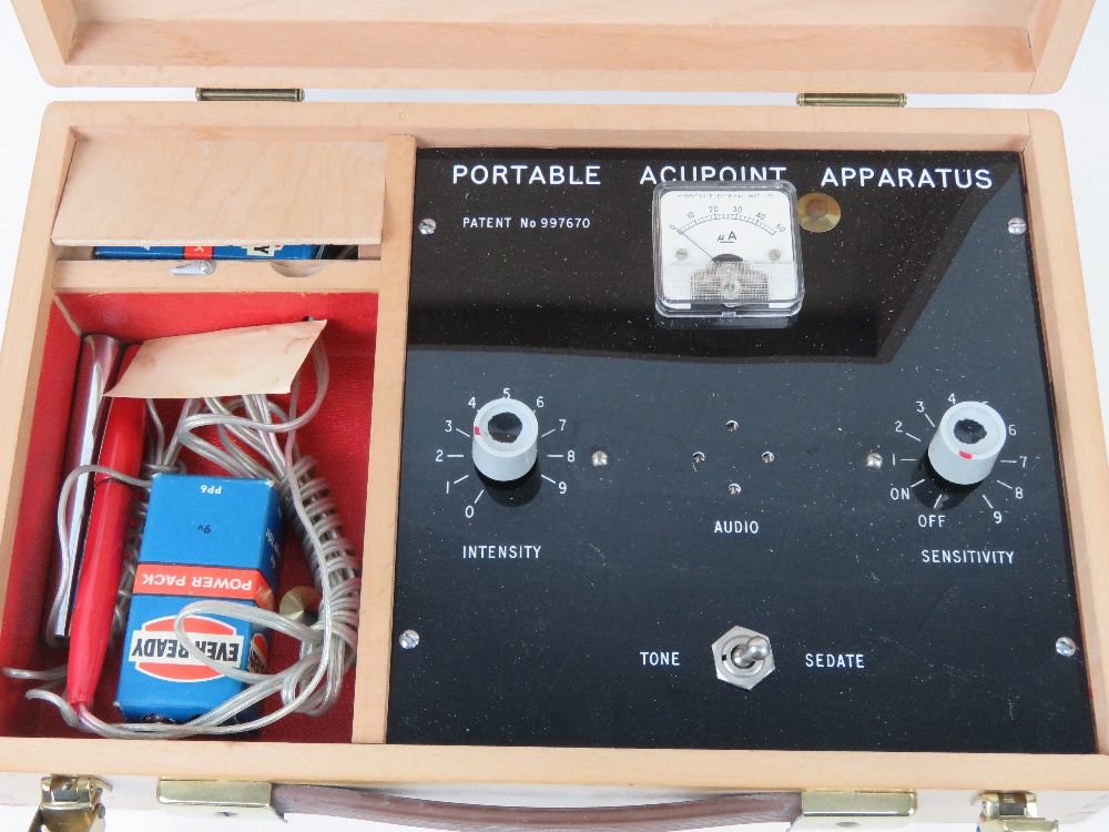 A portable Acupoint apparatus having stylus and Eveready power pack in original packaging. - Image 3 of 3