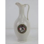 A Duke of Norfolk Goss ware crested jug standing 20cm high.