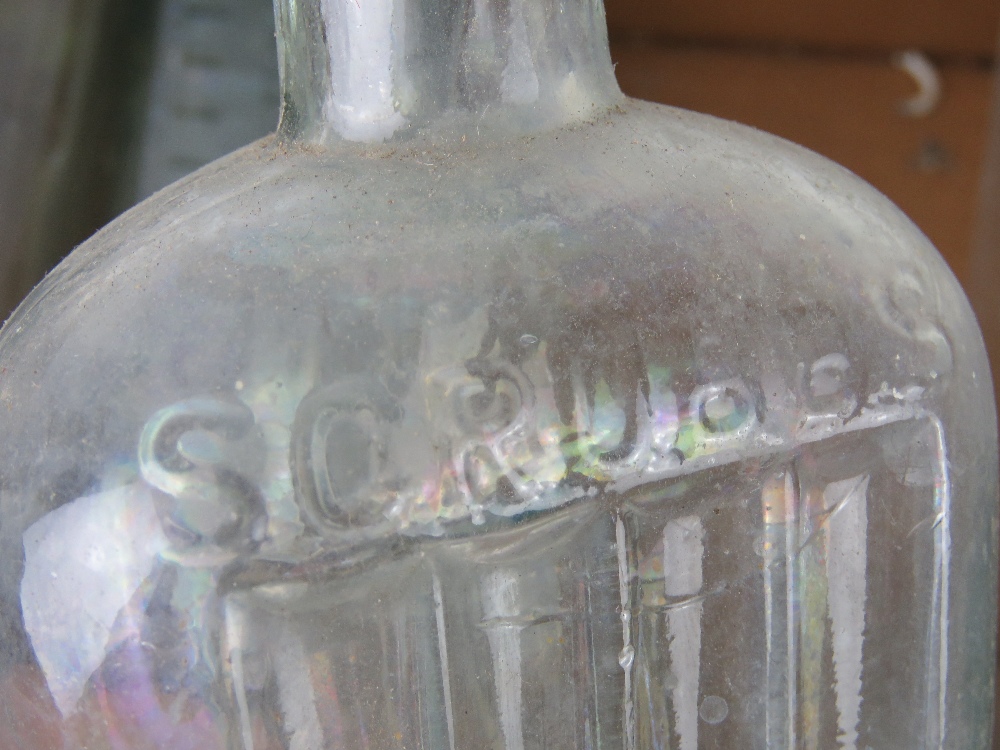 A quantity of vintage glass bottles inc poison bottles, Paterson's bottles, - Image 4 of 5