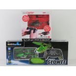 A remote controlled helicopter 'Glowee' by Revell, as new in box.