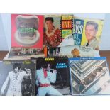 A quantity of circa 1960 to 1970s LP vinyl records including Rolling Stones Get Stoned, Animals,